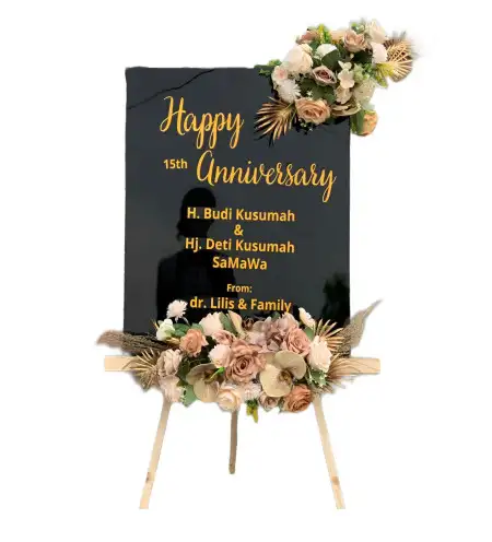 Papan Bunga Akrilik Jangka Buaya