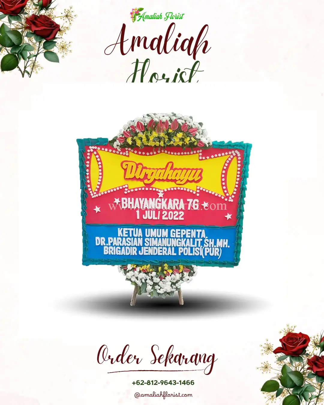 Papan Bunga HUT Ulang Tahun Jangka Buaya